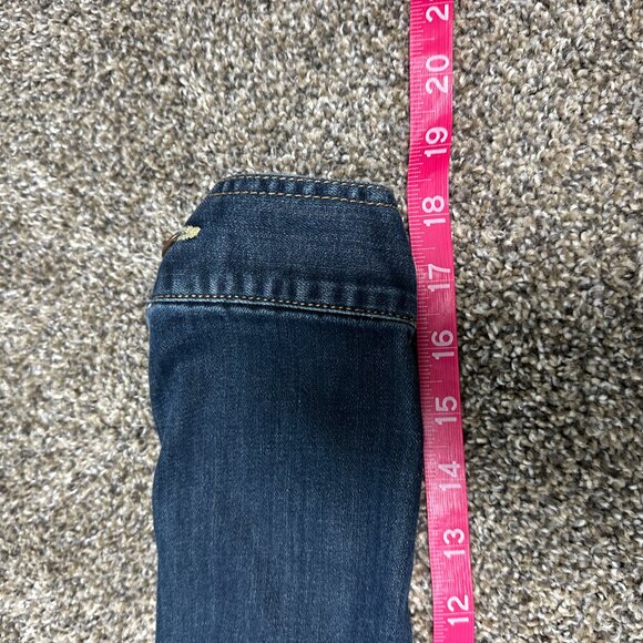 American Eagle cropped denim jean jacket boyfriend fit Medium - Picture 9 of 9